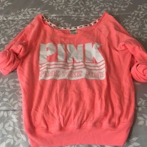 salmon PINK pull over